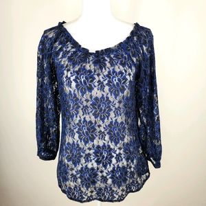 Loft S lacy top